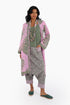 Harem pants in printed cotton with one side pocket